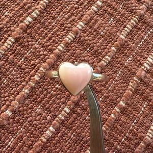 Queen Conch Sterling Silver Heart-Shaped Ring